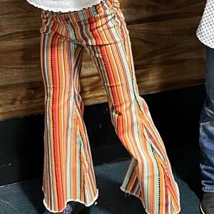 Rock and Roll Cowgirl® Girls' Button Bargain Bell Flare Stripe